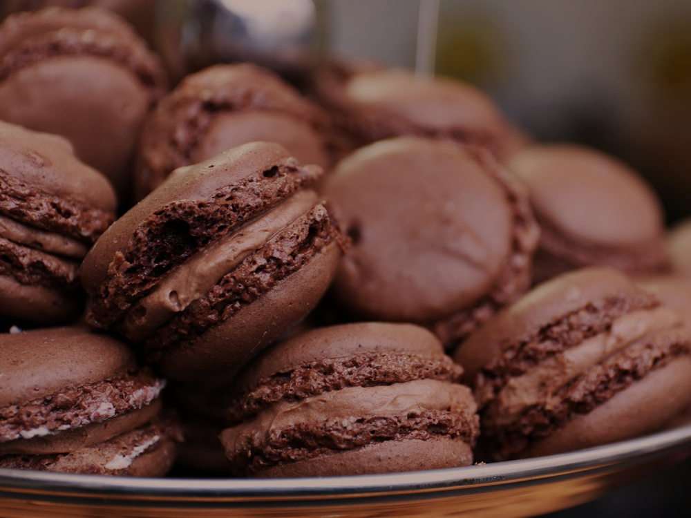 Fotografia ilustrativa - Receita de Macarons de Natal com cobertura Skimo e ganache de maçã 2