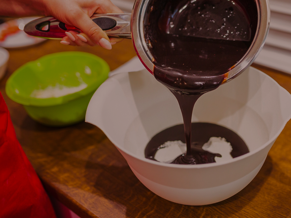 Fotografia ilustrativa de chocolate derretido - aumentar as vendas com ruby chocolate