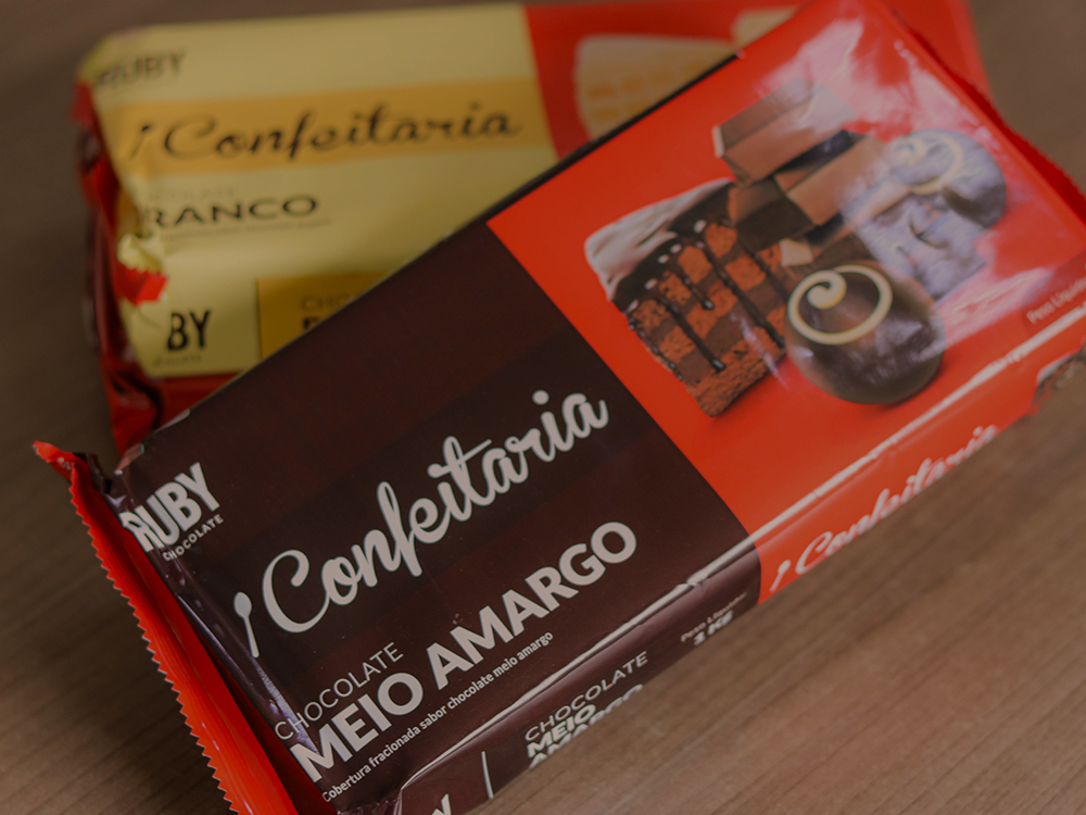 Fotografia ilustrativa - chocolates ruby