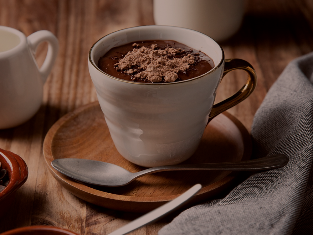 Imagem ilustrativa história do cacau - chocolate quente