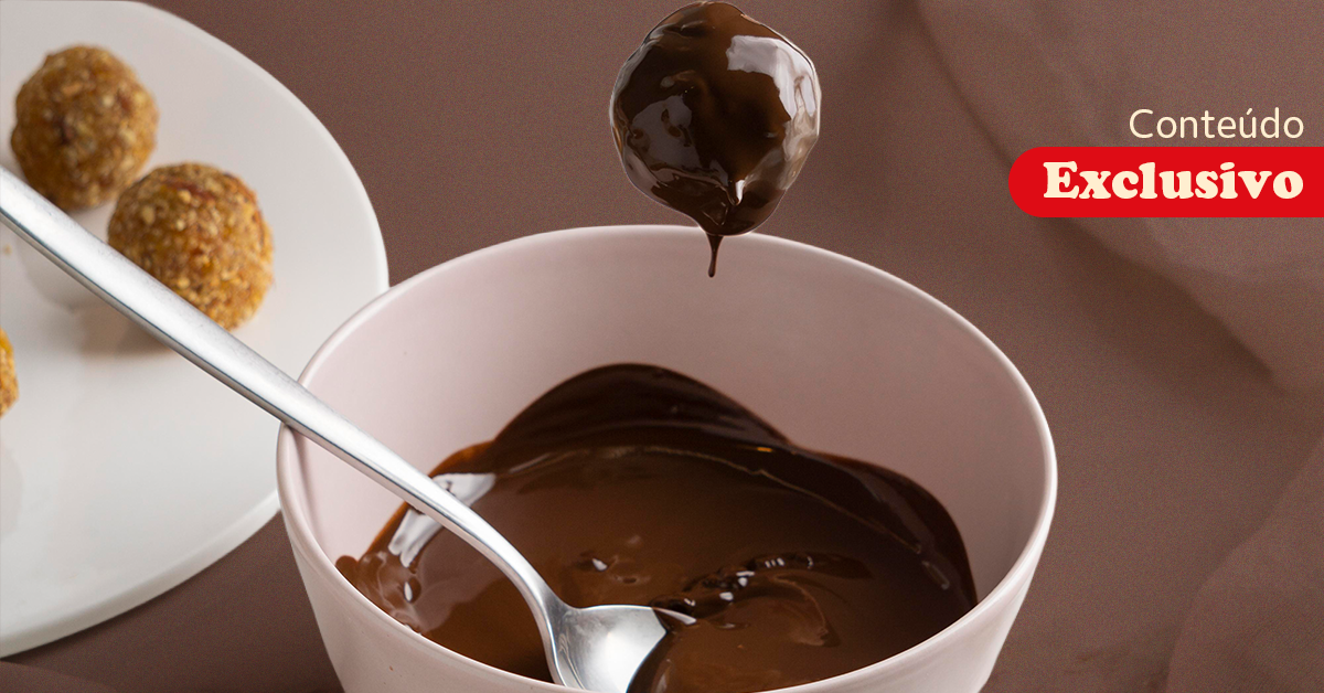 Fotografia Ilustrativa de fondue vender chocolates no Dia dos Namorados